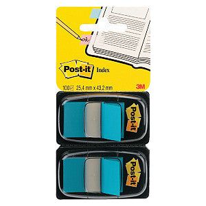 Post-it - Indextabs 3m post-it 6802blu medium blauw | Set a 100 stuk