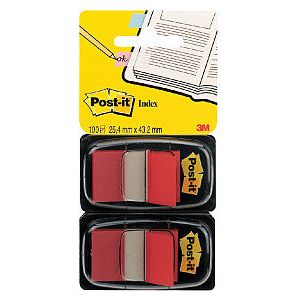 Post-it - Indextabs 3m post-it 6802red medium rood | Set a 100 stuk