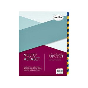 Multo - Tabbladen multo 7310400 a4 23r karton a-z chamois | 1 stuk | 10 stuks