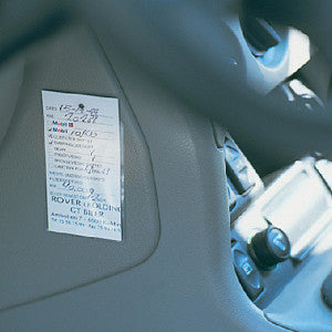 Porte-étiquette 3L 10350 75x150mm PP autocollant