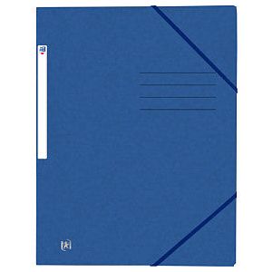 Oxford - Elastomap oxford top file+ a4 blauw  | 10 stuks