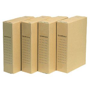 Quantore - Archivbox A4 230x80x320mm | Außenschachtel ein 50 Stück