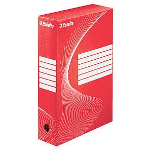 Esselte - Archiefdoos esselte boxycolor 80mm 250x352mm rood