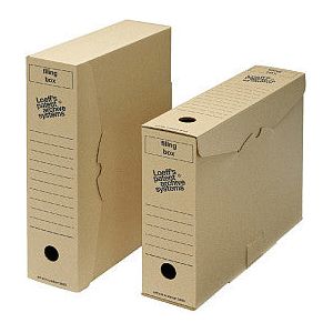 Boîte d'archives Loeff Filing Box 3003 folio 345x250x80mm carton | 50 pièces