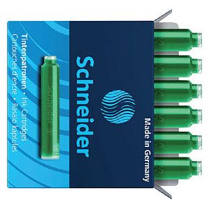Schneider - Inktpatroon din groen | Doos a 6 stuk