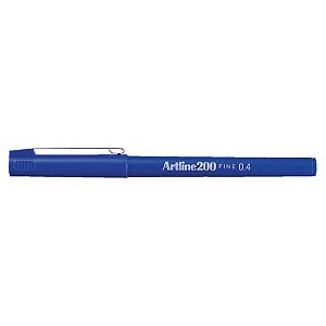 Artline - Fineliner artline 200 rond f blauw  | 12 stuks