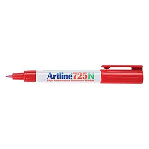 Artline - Fineliner artline 725 rond 0.4mm rood  | 12 stuks