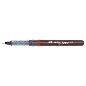 Fineliner rotring Tikky Graphic 0.3mm | 12 pièces