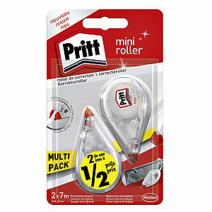 Pritt - Correctieroller mini 4.2mm | Blister a 2 stuk