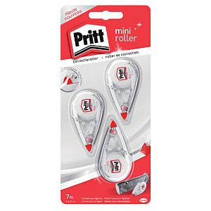 Pritt - Correctieroller mini 4.2mm 2+1 gratis | Blister a 3 stuk | 10 stuks