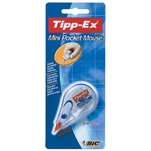 Tipp-ex - Correctieroller mini pocket mouse 5mm | Blister a 1 stuk