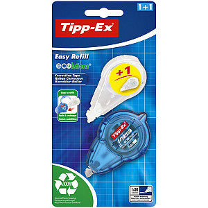 TIPP -EX - Correction Moller Easy Rebill Ecolutions 5mm | Blister un 2 pièces