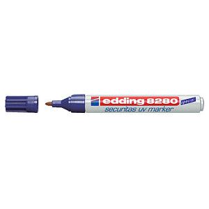 Edding - Viltstift edding 8280 onzichtbaar rond 1.5-3mm uv | Omdoos a 10 stuk
