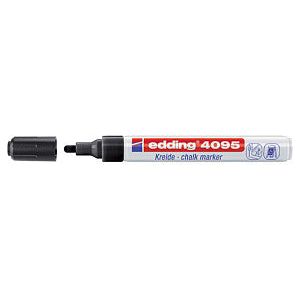 Edding - Krijtstift edding 4095 rond 2-3mm zwart  | 10 stuks