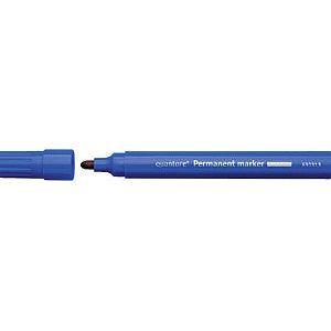 Quantore - Viltstift perm rond 1-1.5mm blauw | Omdoos a 10 stuk
