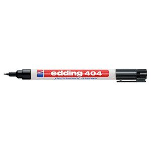 Edding - Viltstift edding 404 rond 0.75mm zwart | Omdoos a 10 stuk