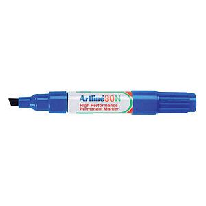 Artline - Viltstift artline 30 schuin 2-5mm blauw  | 12 stuks