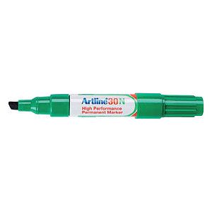 Artline - Viltstift artline 30 schuin 2-5mm groen  | 12 stuks