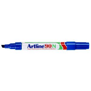 Artline - Viltstift artline 90 schuin 2-5mm blauw | 1 stuk | 12 stuks