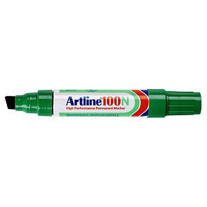 Artline - Viltstift artline 100 schuin 7.5-12mm groen  | 12 stuks