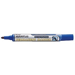 Pentel - Viltstift pentel nlf50 maxiflo rond 1mm blauw | Omdoos a 12 stuk