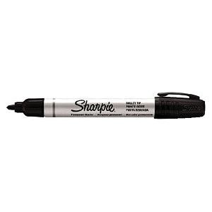 Stylo feutre Sharpie Pro rond noir 1.5-3mm | 12 pièces