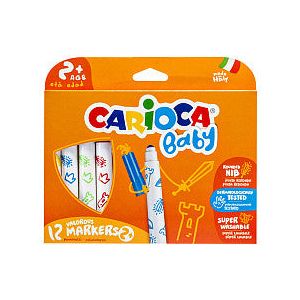 Carioca - Viltstift carioca baby ass | Set a 12 stuk | 12 stuks