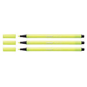 Stabilo - Viltstift Pen 68/024 medium neon geel
