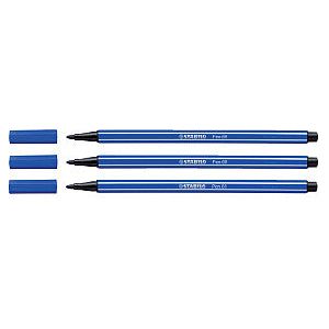 Stabilo - Viltstift pen 68/32 m donkerblauw | 1 stuk | 10 stuks