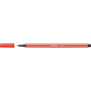 Stabilo - Viltstift pen 68/40 m lichtrood | 1 stuk