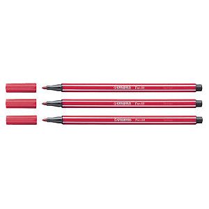 Stabilo - Viltstift Pen 68/50 medium donkerrood