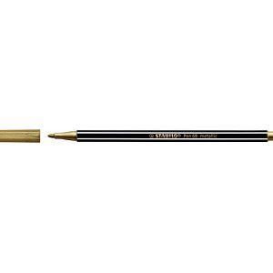 Stabilo - Viltstift pen 68/810 m metallic goud | 1 stuk