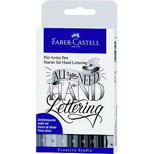 Faber Castell - Zeichenmarker Faber -castell Handlettering 8st Assorti | Endui ein 8 Stück