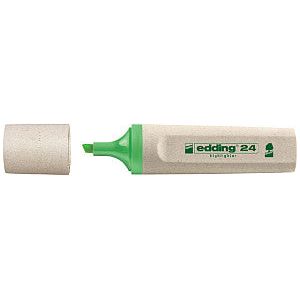 Edding Ecoline - Markeerstift edding 24 eco 2-5mm lichtgroen  | 10 stuks