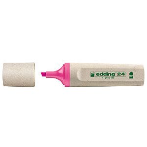 Edding Ecoline - Markeerstift edding 24 eco 2-5mm roze  | 10 stuks