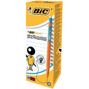 BIC - Vulpotlood Bic Matic Strong HB 0,9 mm Orange | Boîte extérieure une pièce 12
