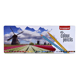 Bruynzeel - Kleurpotlood bruynzeel holland | Blik a 45 stuk | 4 stuks