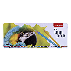 Bruynzeel - Kleurpotlood bruynzeel papegaai | Blik a 45 stuk