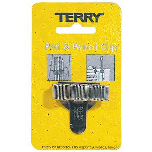 Terry - Penhouder clip voor 3 pen/potlood | 1 stuk