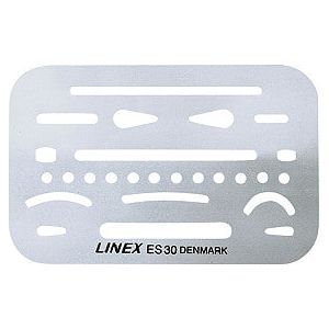 Linex - Radeersjabloon linex es30 | 1 stuk | 25 stuks
