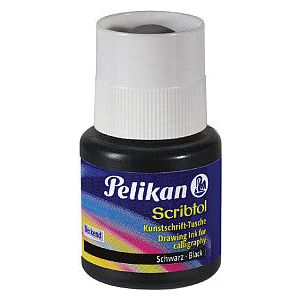 Pelikan - Oostindische inkt pelikan 30ml zwart | Stuk a 30 milliliter | 10 stuks