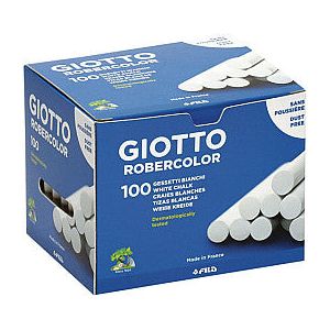 Craie à tableau Giotto blanche boite de 100 pièces