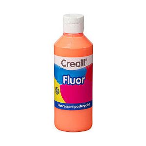 Creall - Plakkaatverf creall fluor oranje 250ml | Fles a 250 milliliter