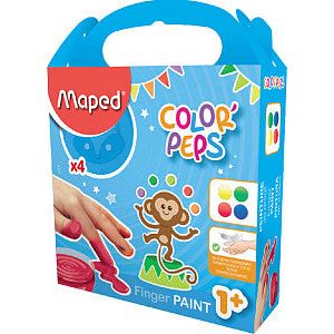Mapte - ColorPseps Mapted Paint Finger Maped Mes premiers set 4 couleurs | Blister un 4 pièces