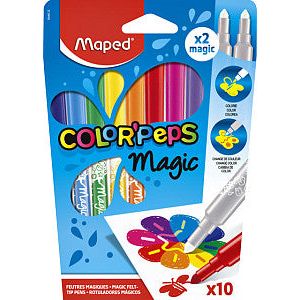 Maped - Viltstift maped color'peps magic set á 10 kleuren | Blister a 10 stuk