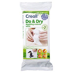 Creall - Klei creall do+dry wit 1000gr | Stuk a 1000 gram | 12 stuks