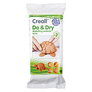 Creall - Klei creall do+dry terra 1000gr | Stuk a 1000 gram | 12 stuks