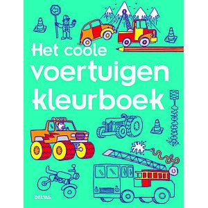 Deltas - Kleurboek deltas het coole voertuigen kleurboek | 1 stuk | 3 stuks