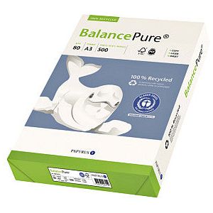 Balance - Papierbalance Pure A3 80gr White | Pak ein 500 Blatt | 5 Stücke
