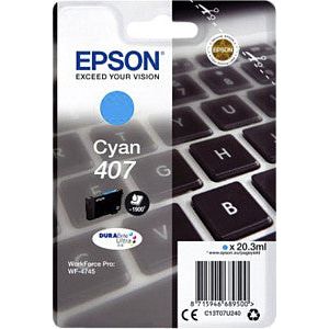 Epson - Inktcartridge epson 407 t07u240 blauw | 1 stuk